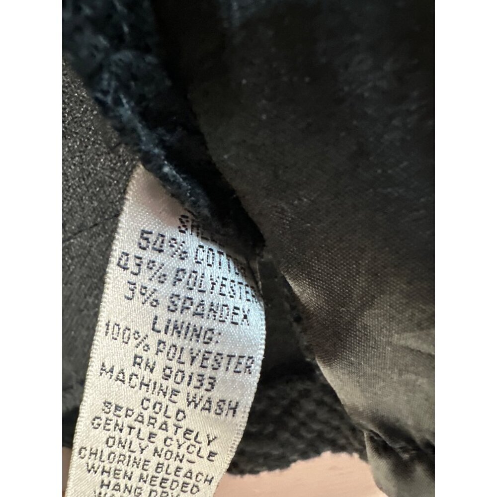 Joan Rivers Women’s XS Black Textured Blazer Gold Tone Buttons Preppy Academia - Picture 5 of 9